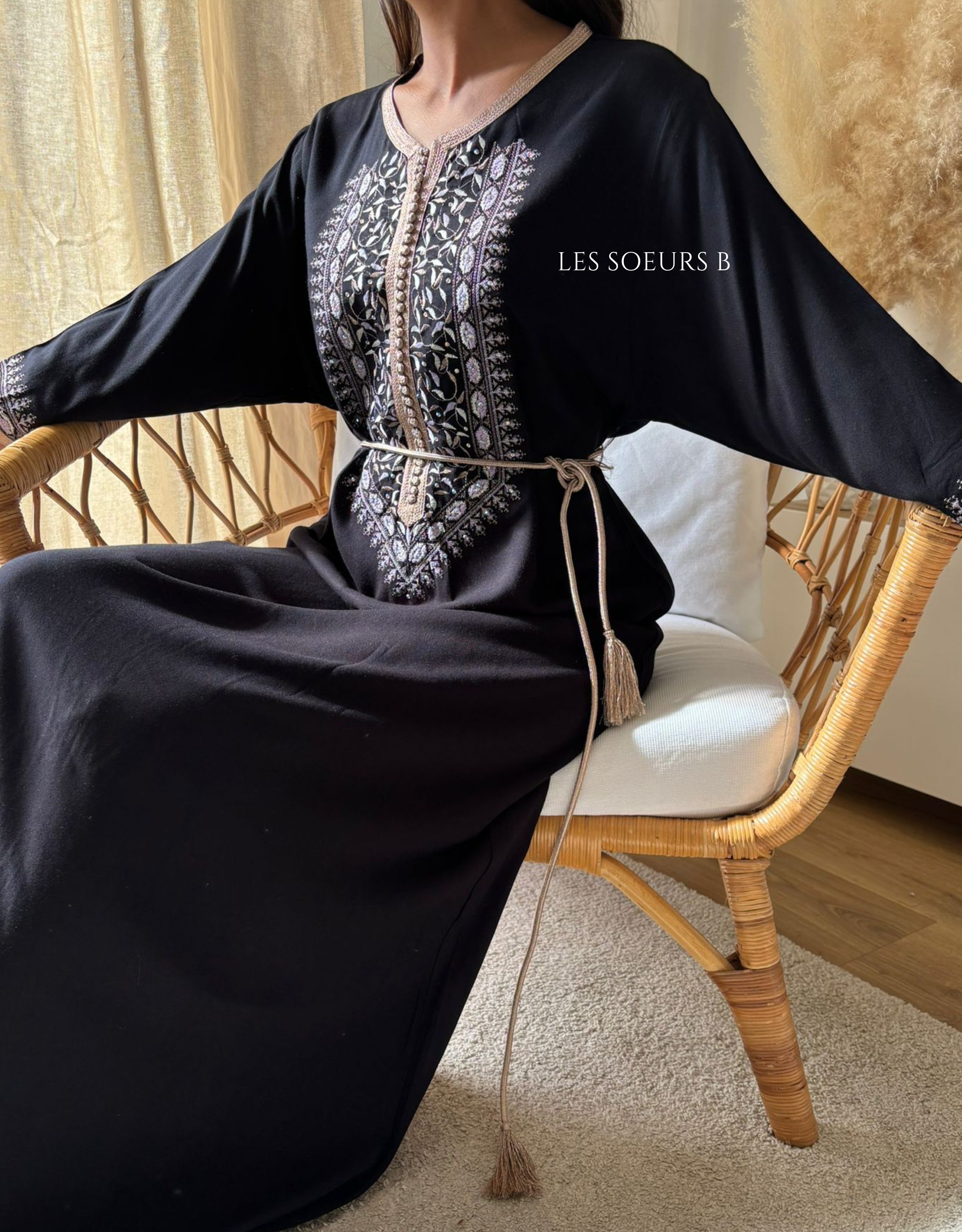 Caftan brodé - Réf : 1017