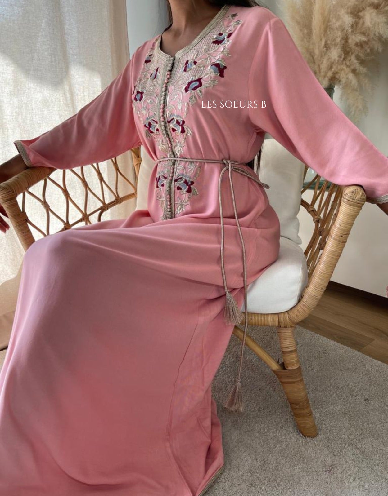 Caftan brodé - Réf : 1018