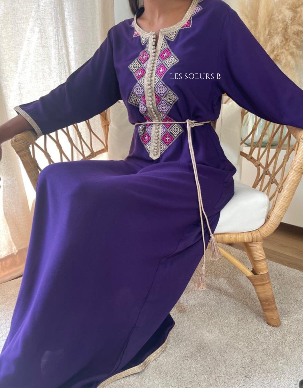 Caftan brodé - Réf - 1016