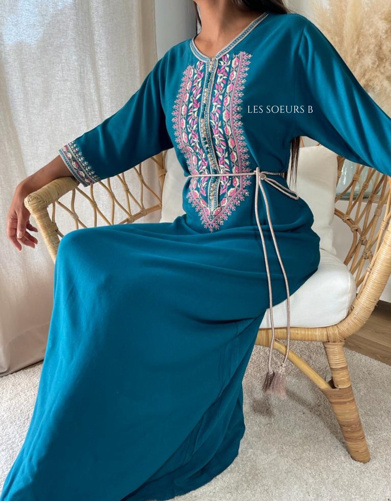 Caftan brodé - Réf : 1017